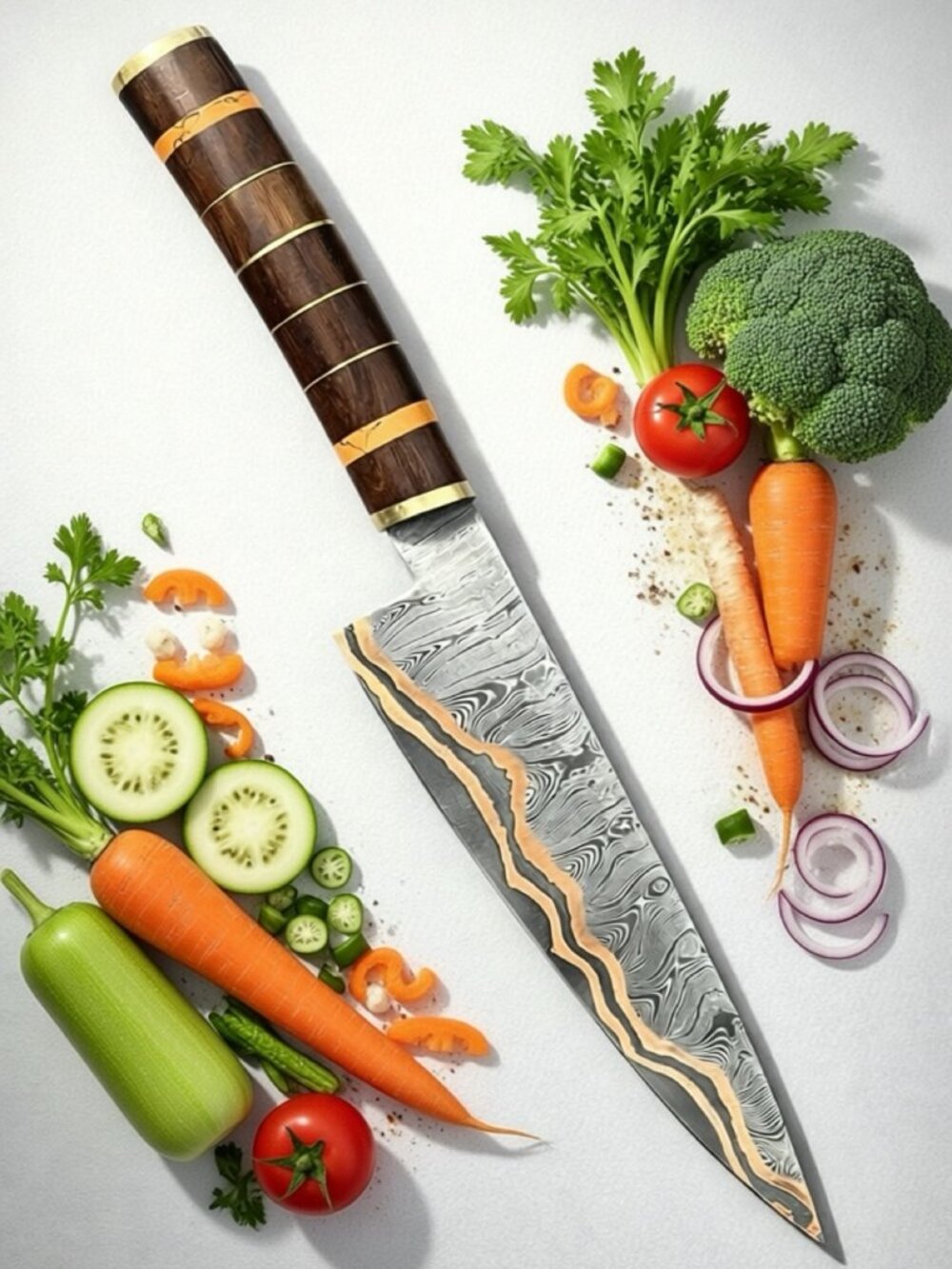 Modern Chef Knife Sleek Stainless Blade Kitchen Must-Have Cooking Essential